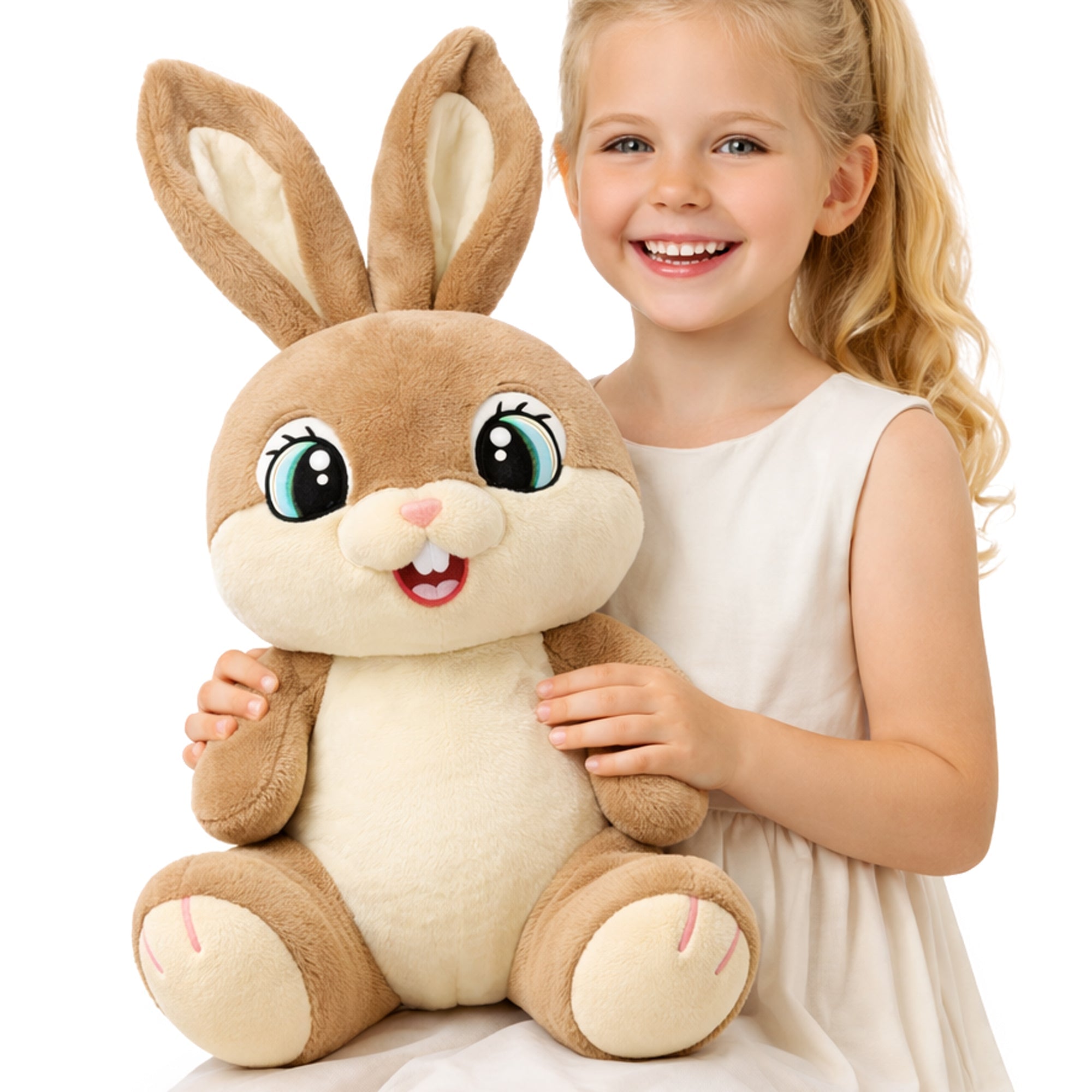 JUDY HOPPS brązowa maskotka królik z kocykiem 60cm MORAMO
