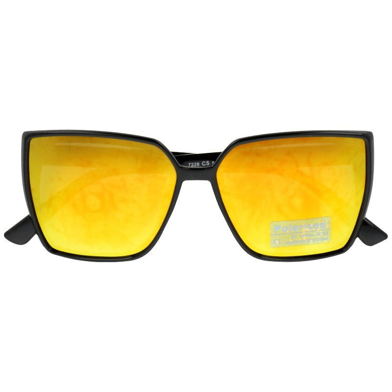 KERA pomarańczowe okulary przeciwsłoneczne damskie uv400 MORAMO