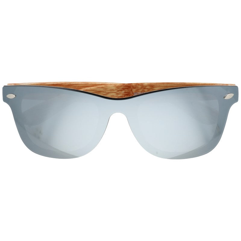 KESAR srebrne okulary przeciwsłoneczne bezramkowe unisex MORAMO