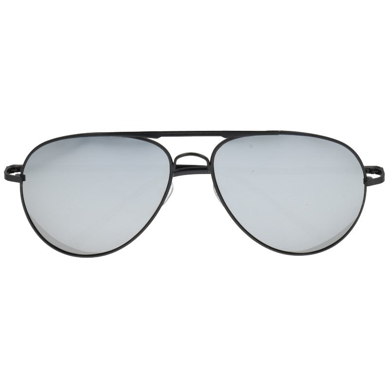 LINO srebrne okulary pilotki lustrzane unisex MORAMO