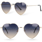 LOVE HEART NAVY damskie okulary przeciwsłoneczne serca MORAMO