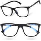 LUMEN czarne męskie okulary do komputera MORAMO