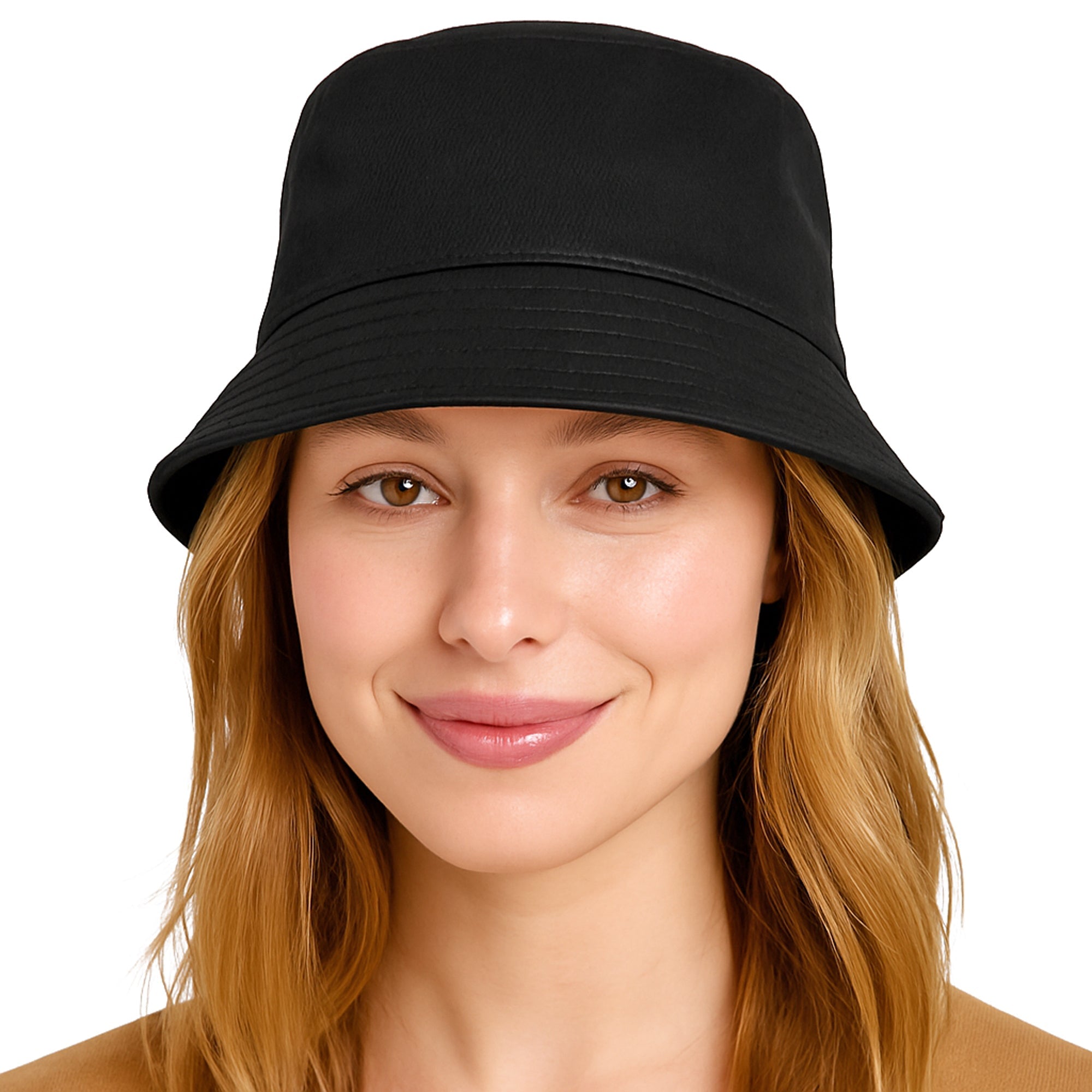 LUMI czarny bawełniany kapelusz uniwersalny unisex MORAMO