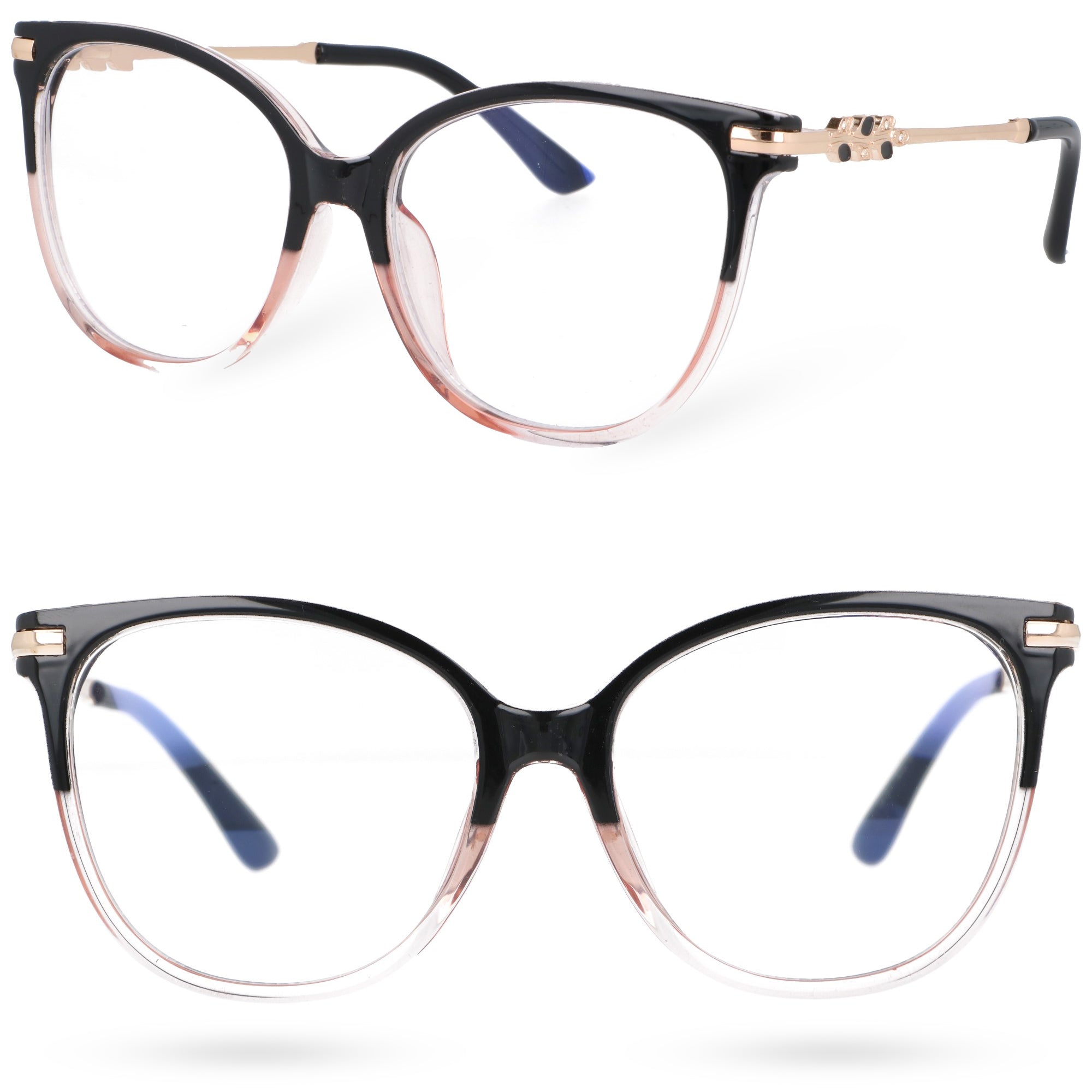 MIDNIGHT VISION damskie okulary zerówki black rose MORAMO