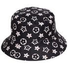 MODERN BUCKET czarny dwustronny kapelusz bawełniany unisex MORAMO