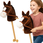 MUSTANG brązowy hobby horse a3 kółka baterie MORAMO