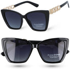 NEGRO czarne damskie okulary polaryzacyjne kocie oczy MORAMO