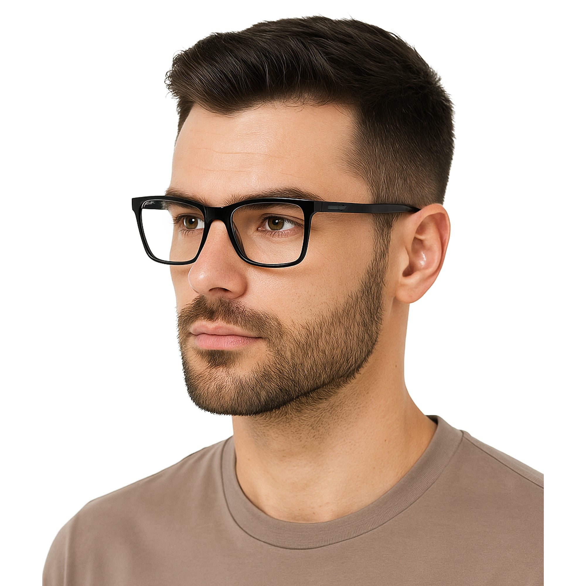 NERDYSHIELD czarne okulary zerówki do komputera MORAMO