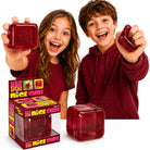 NICE CUBE gniotek antystresowy memory kostka lodu bordo MORAMO