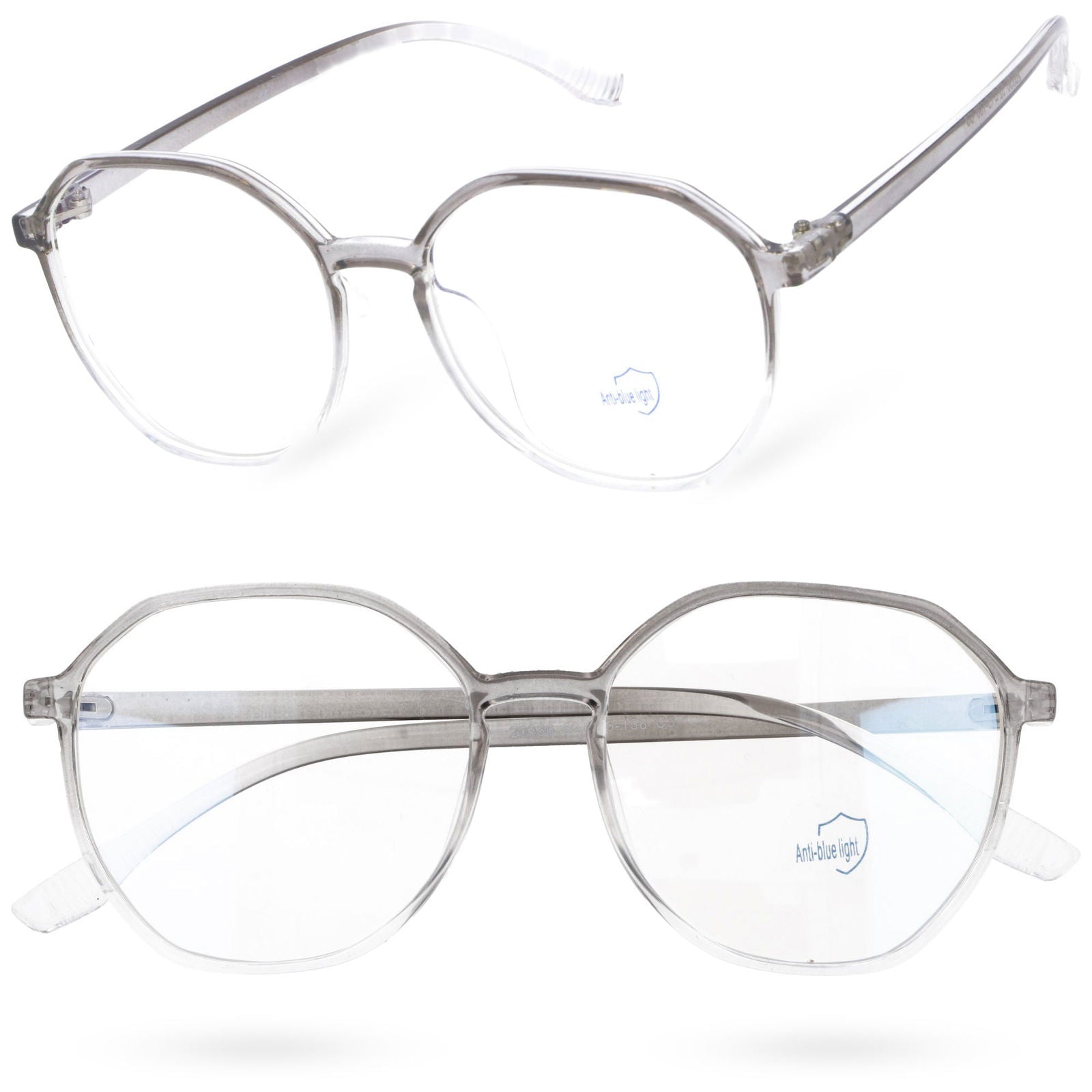 OPTISHIELD szare okulary zerówki do komputera MORAMO