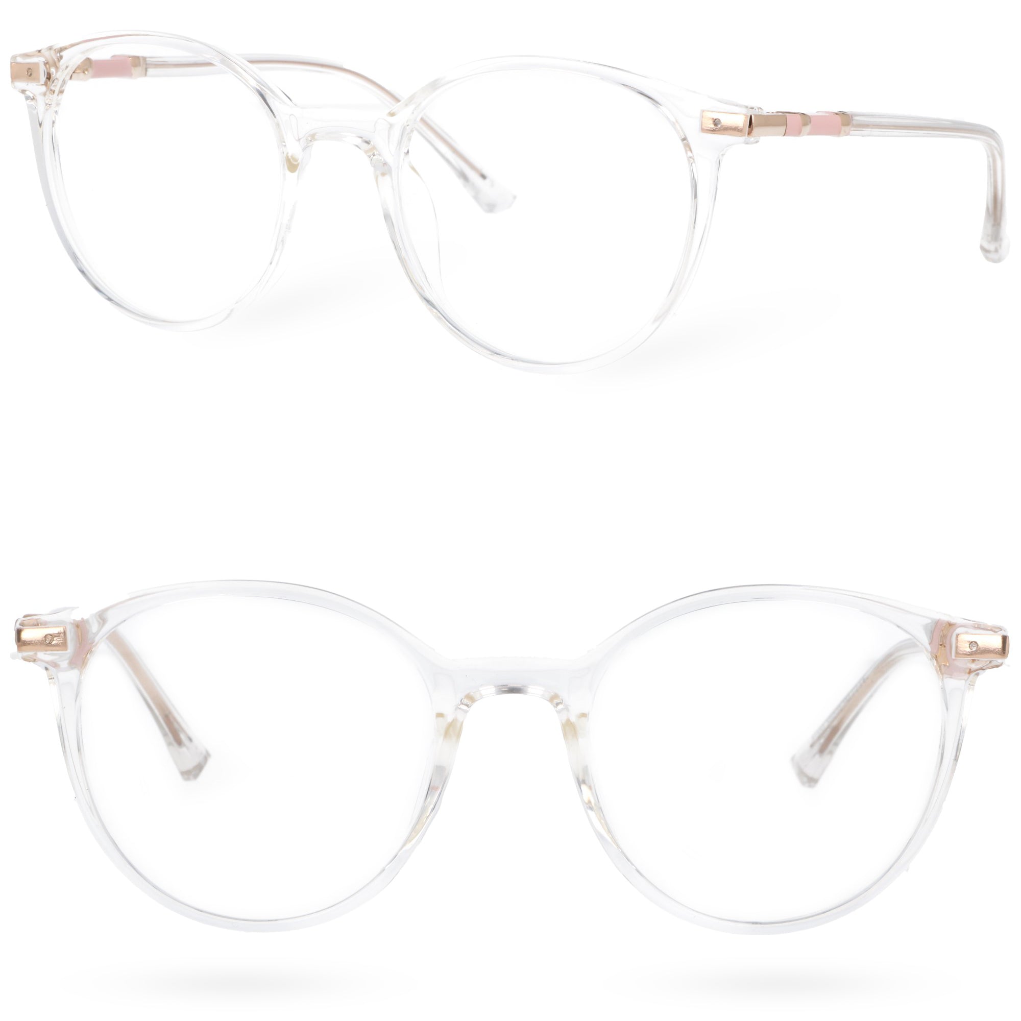 ORMOND VISION okulary bezbarwne owalne zerówki antyrefleks MORAMO