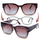 OVER-SHADE damskie okulary na okulary brązowe polaryzacyjne MORAMO