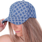 PLAID CAP damska czapka z daszkiem w kratkę MORAMO