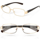 PLUSVIEW GOLD czarne okulary korekcyjne do czytania MORAMO