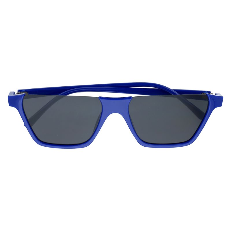 ROCHO NAVY niebieskie geometryczne okulary przeciwsłoneczne MORAMO