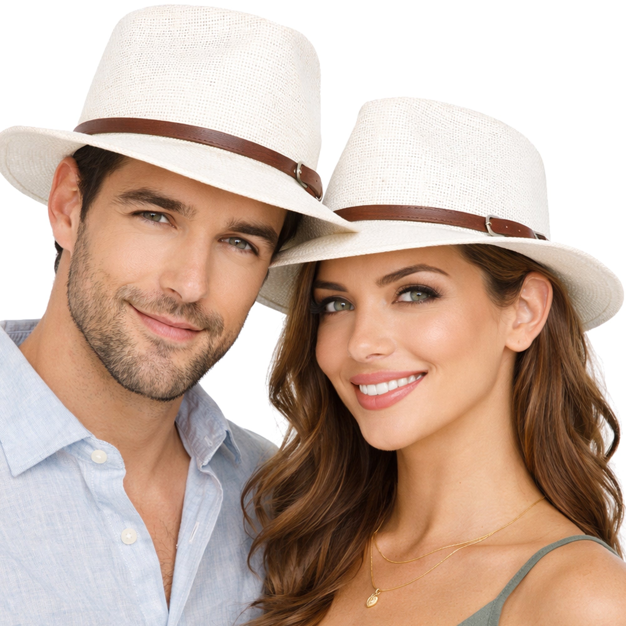 SAHARA WHITE biały słomkowy kapelusz fedora MORAMO