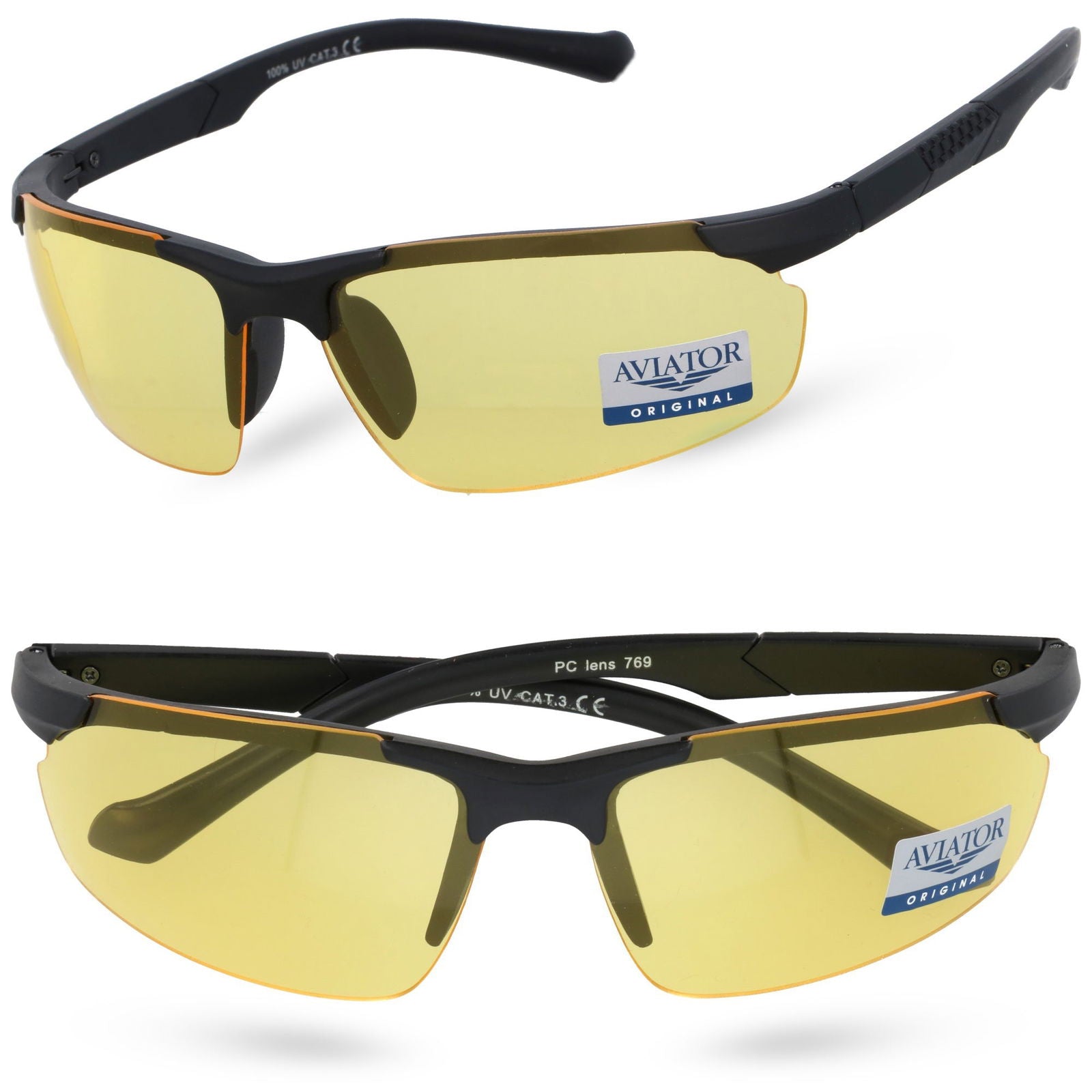 SPORT LIGHT okulary sportowe do nocnej jazdy MORAMO