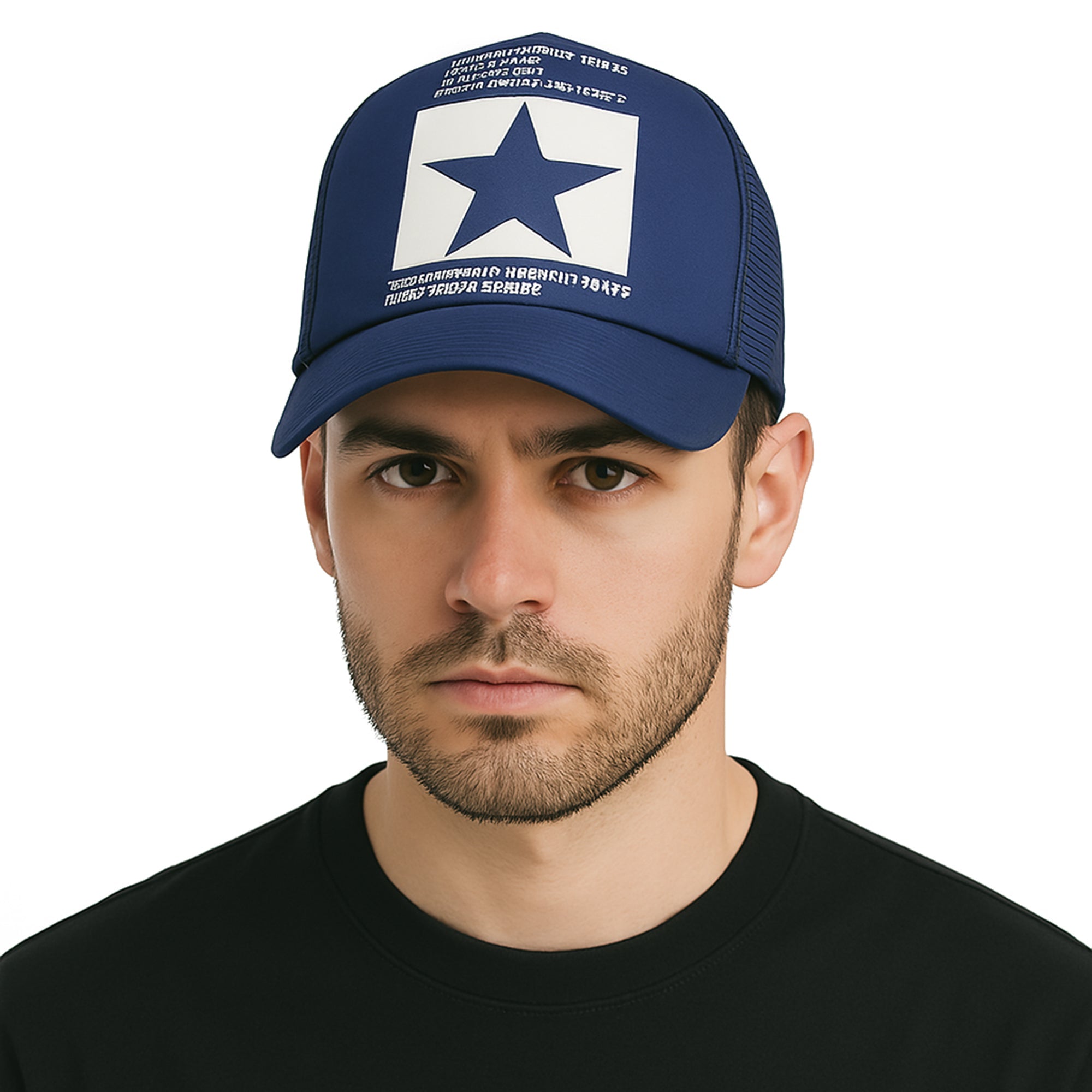 STAR NAVY granatowa czapka z daszkiem unisex MORAMO