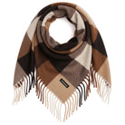 STYLISH CHECK 53# kwadratowa damska chusta wielokolorowa MORAMO