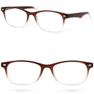 TRANSLUCE brązowe owalne okulary korekcyjne unisex MORAMO