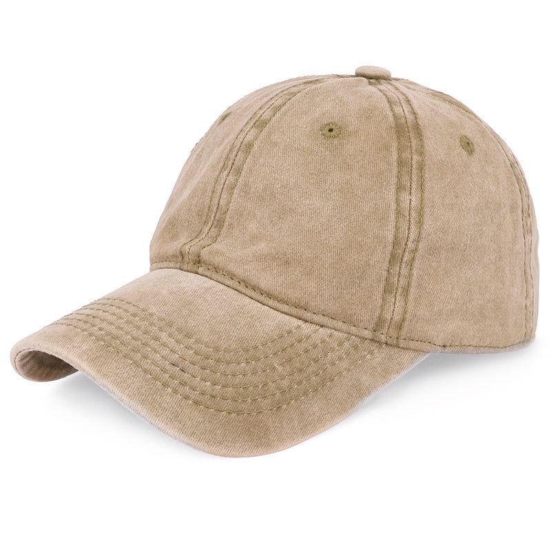 VINTAGE PEAK czapka bejsbolówka bawełniana beżowa unisex MORAMO