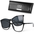 VOGUE VEIL damskie okulary z nakładką polaryzacyjną MORAMO