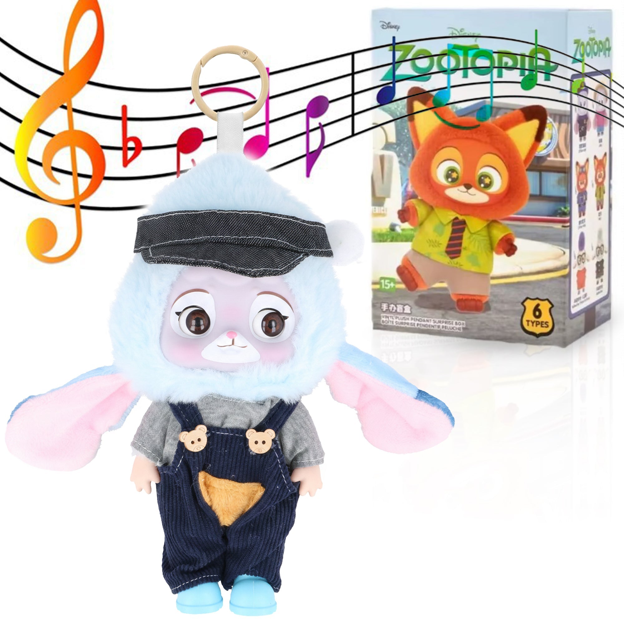 ZOOTOPIA interaktywna maskotka zwierzogród śpiewająca 16cm MORAMO
